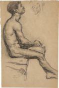 Paul Cézanne. ”Homme nu”. Circa 1862/65