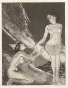 Max Klinger. ”Zelt. Opus XIV”. 1913-1915 / ”Der Tod als Heiland. Opus XI” sheet 10. 1889.