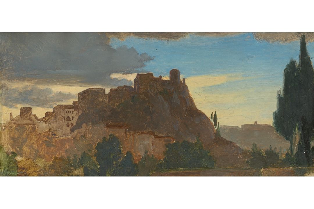 Johann Heinrich Schilbach. Olevano.
