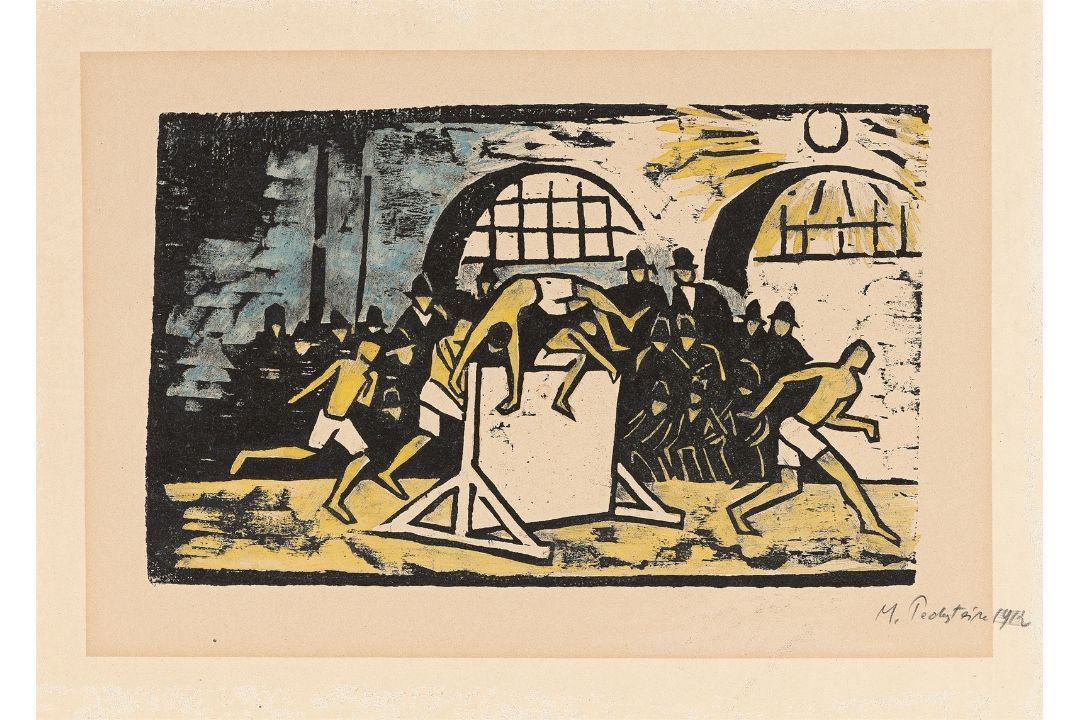 Hermann Max Pechstein. „Hürdenläufer I“. 1912
