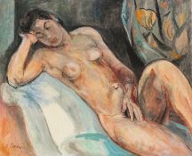 Hans Purrmann. ”Liegender Akt”. 1940