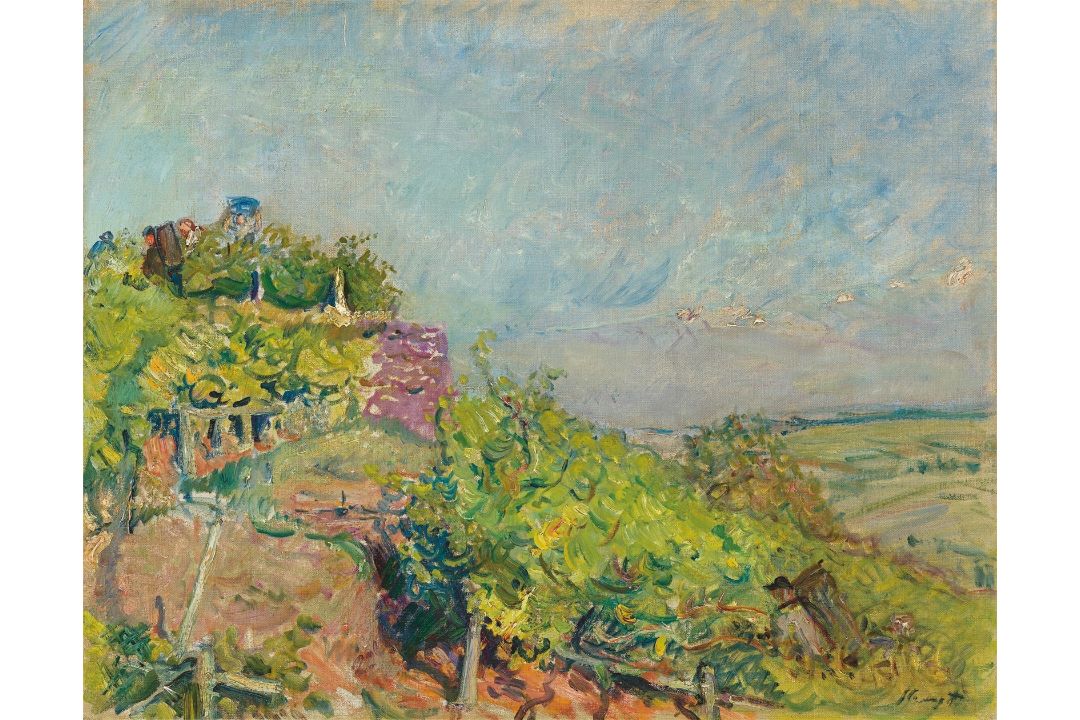 Max Slevogt. Weinlese bei Neukastel. Um 1920