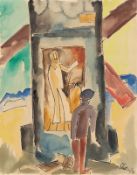 Karl Schmidt-Rottluff. ”An der Windmühle” (Jershöft). 1921