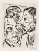 Max Beckmann. ”Herr Müller, ich und die Buffetmamsell”. 1920