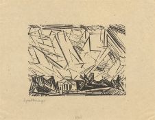 Lyonel Feininger. ”Villa am Strande, 3”. 1918