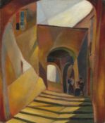 Elisabeth Epstein. Southern alleyway with two women. 1929