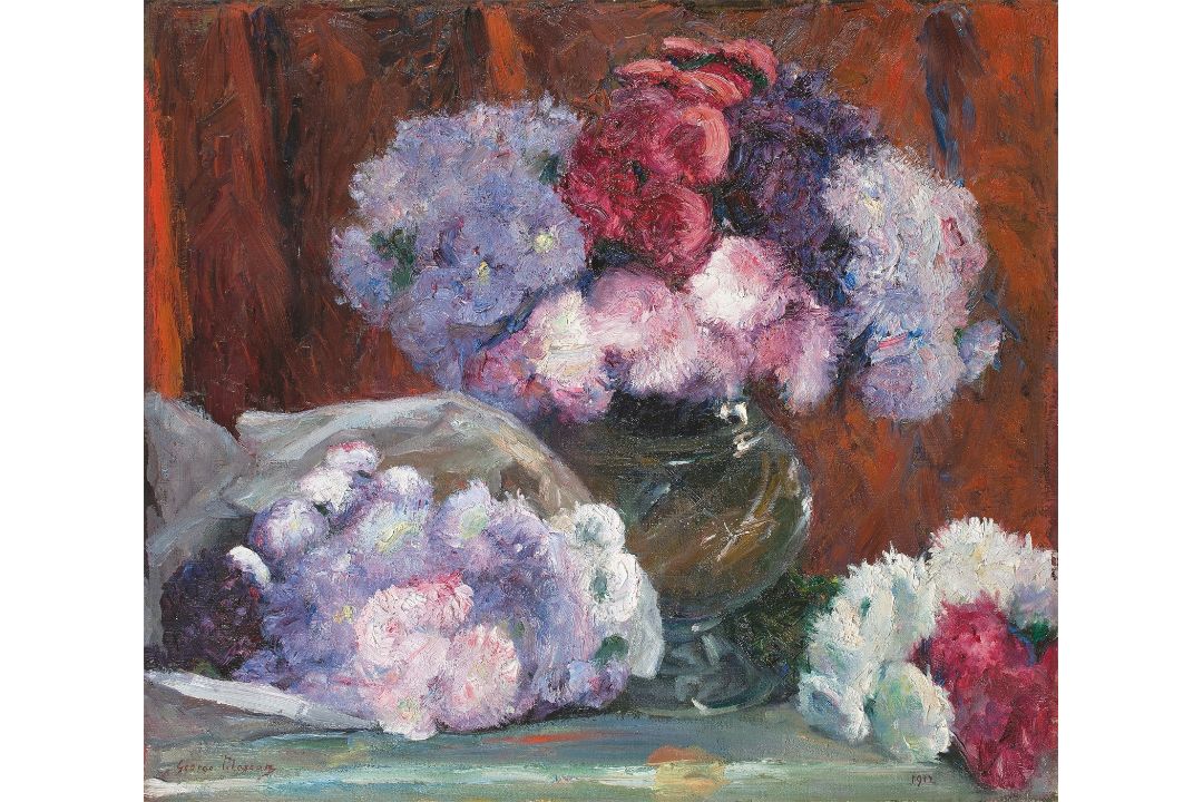 George Mosson. Blumenstillleben. 1912