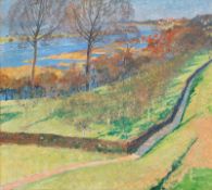 Max Clarenbach. Receiving waters at Wittlaer (view from Haus Clarenbach). 1909