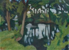 Otto Modersohn. ”An der Wümme”. Circa 1910/11