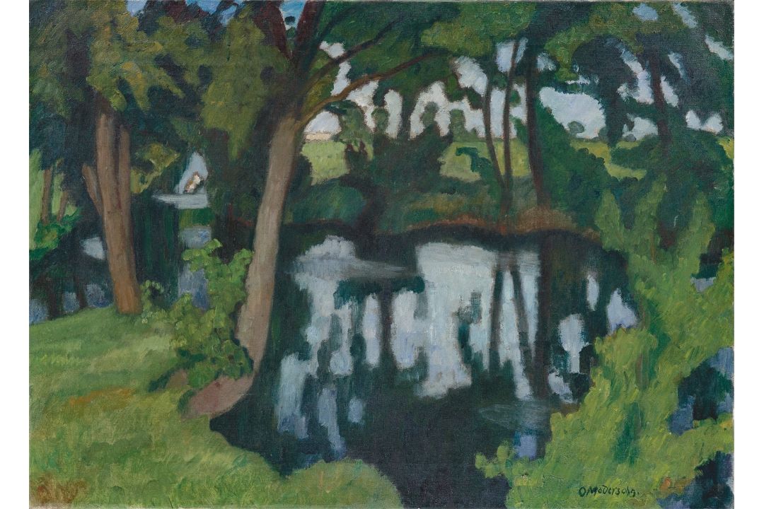 Otto Modersohn. „An der Wümme“. Um 1910/11