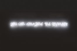 Maurizio Nannucci. ”You can imagine the opposite”. 1990