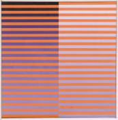 Dadamaino. ”VIOLET SUR ORANGE (la ricerca del colore)”. 1967/1973