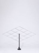 François Morellet. ”Grille se déformant par mouvement électrique”. 1966