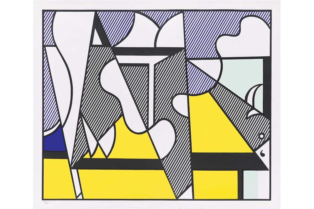 Roy Lichtenstein. „Cow Triptych (Cow Going Abstract) Poster“. 1982 - Bild 3 aus 4