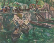Otto Heinrich. The Stadtkanal in Potsdam. 1925