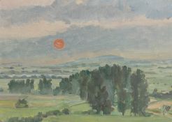 Georg Tappert. ”Toeplitz, Sommerabend”. Circa 1934