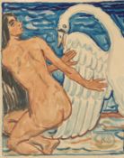 Christian Rohlfs. ”Leda mit Schwan”. 1908