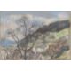 Lotte Laserstein. Landschaft bei Bad Schwalbach. 1964 - Bild 1 aus 4