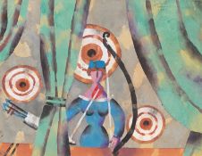 Dietmar Lemcke. ”JAHRMARKTSBUDE”. 1955