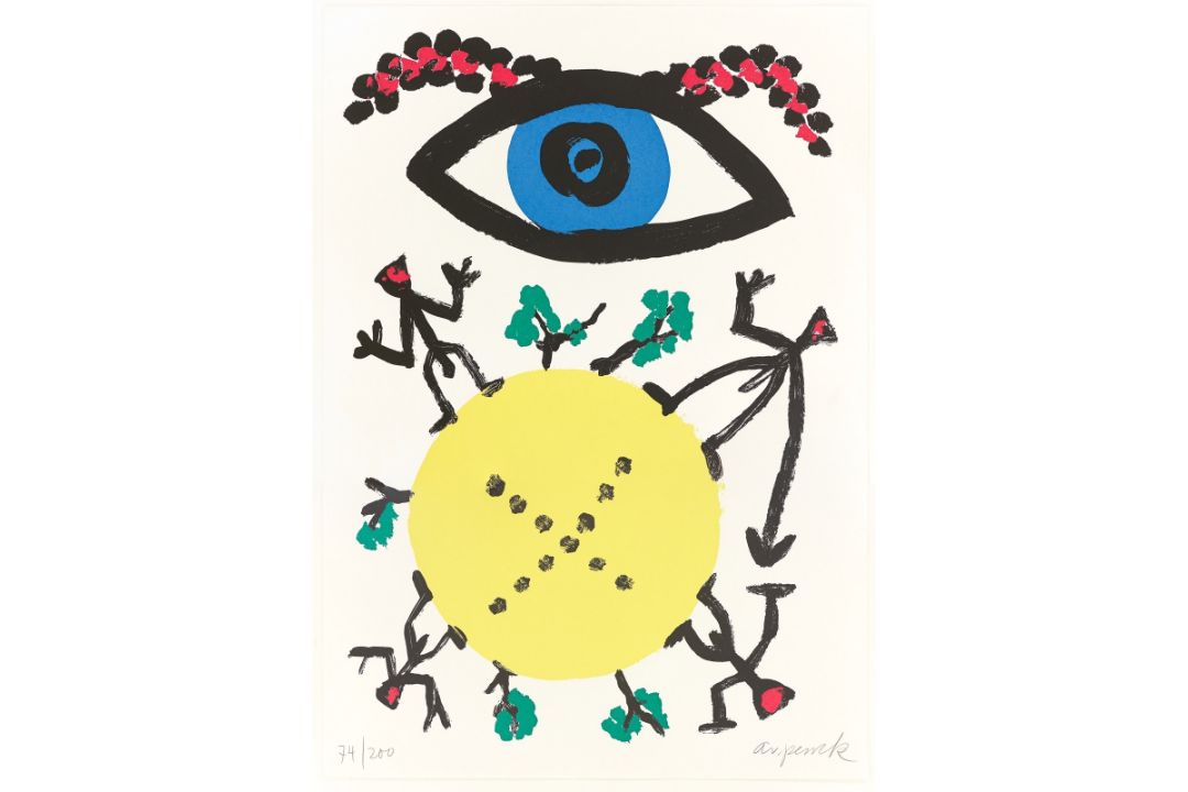 A.R. Penck. Auge über Erdball. - Bild 2 aus 3