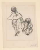 Heinrich Zille. Sisters.