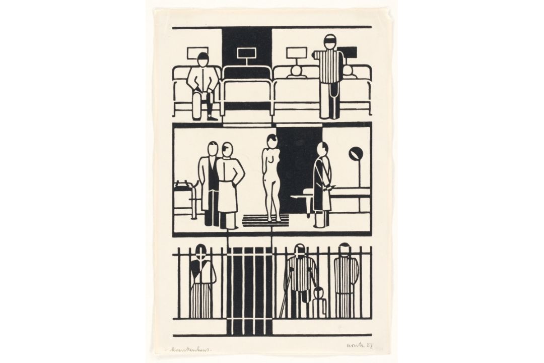Gerd Arntz. "Krankenhaus". 1927 - Bild 2 aus 3