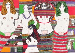 Dorothy Iannone. ”The white Goddess”. 1971