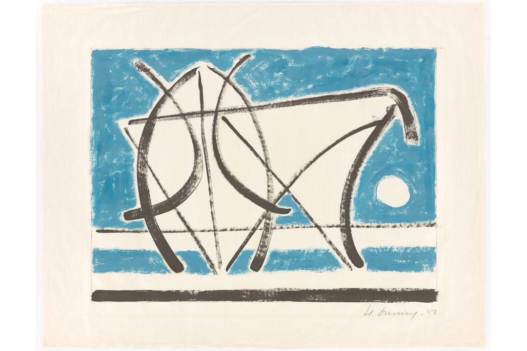 Heinrich Maria Davringhausen. Ohne Titel. 1957 - Bild 2 aus 4