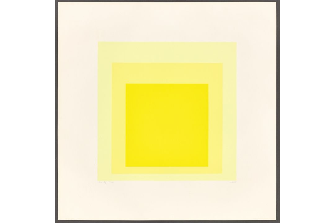Josef Albers. "EK Ig". 1970 - Bild 2 aus 3
