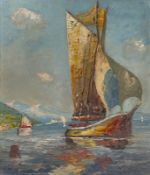 Otto Pippel. Sailing boat.
