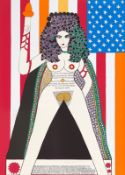 Dorothy Iannone. ”I lift my lamp besides the golden door”. 1977