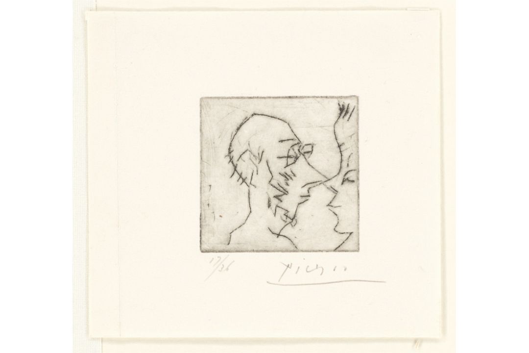 Pablo Picasso. "Caricature". 1958 - Bild 2 aus 2