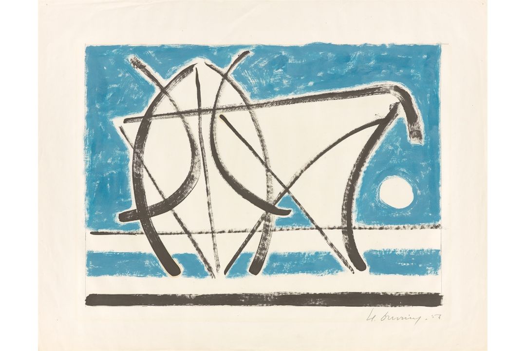 Heinrich Maria Davringhausen. Ohne Titel. 1957 - Bild 1 aus 4