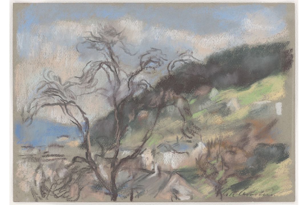 Lotte Laserstein. Landschaft bei Bad Schwalbach. 1964 - Bild 2 aus 4
