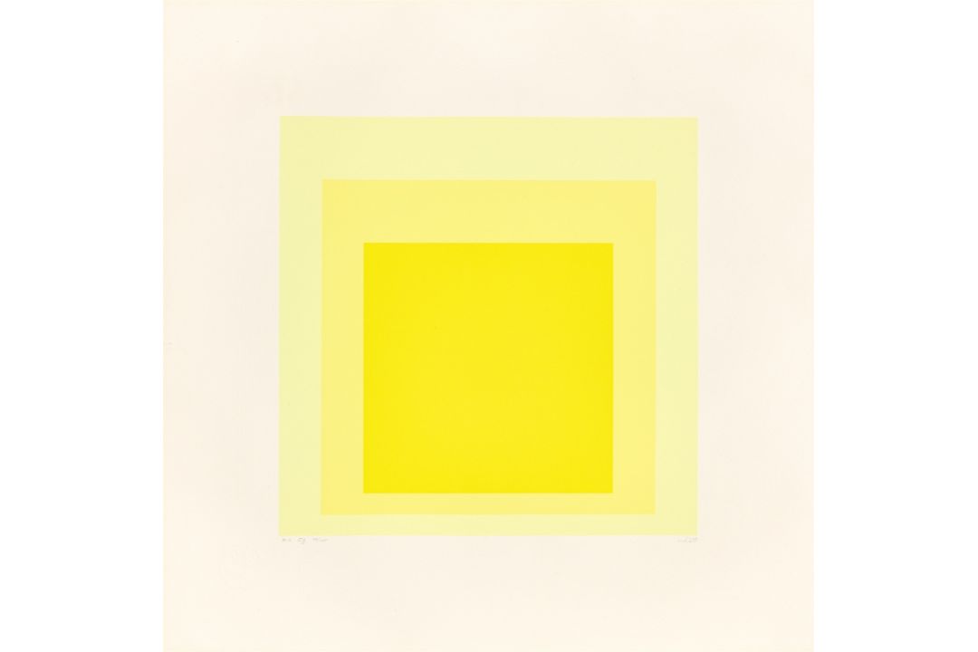 Josef Albers. "EK Ig". 1970 - Bild 1 aus 3