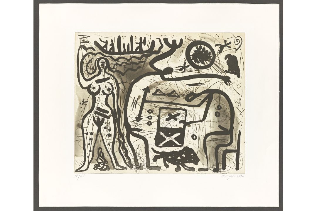 A.R. Penck. Ohne Titel. Um 1990 - Bild 2 aus 3