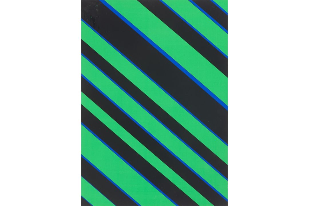 Günter Fruhtrunk. „Toxisches Grün“ / „Steigerung“. 1975 - Bild 2 aus 8