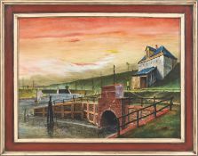 Franz Radziwill. ”Siel bei Bonzsiel”. 1934