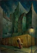 Albert Birkle. ”Die letzten Häuser” (”Großstadt”). 1922