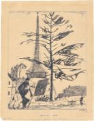 Lyonel Feininger. ”Gelmeroder Kirche”. 1910