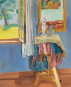 Hans Purrmann. ”Atelierinterieur in Langenargen”. Circa 1927 (?)