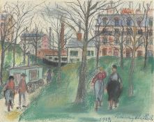 Maurice Utrillo. La roulotte. 1924
