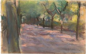 Max Liebermann. ”Die Colomierstraße in Wannsee”. 1916