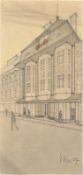 Emil Hoppe. Studie für ein Wohnhaus in Mödling. 1907