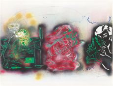 Sigmar Polke. ”Samson und Delilah”, from the portfolio of prints ”Kinderstern”. 1989