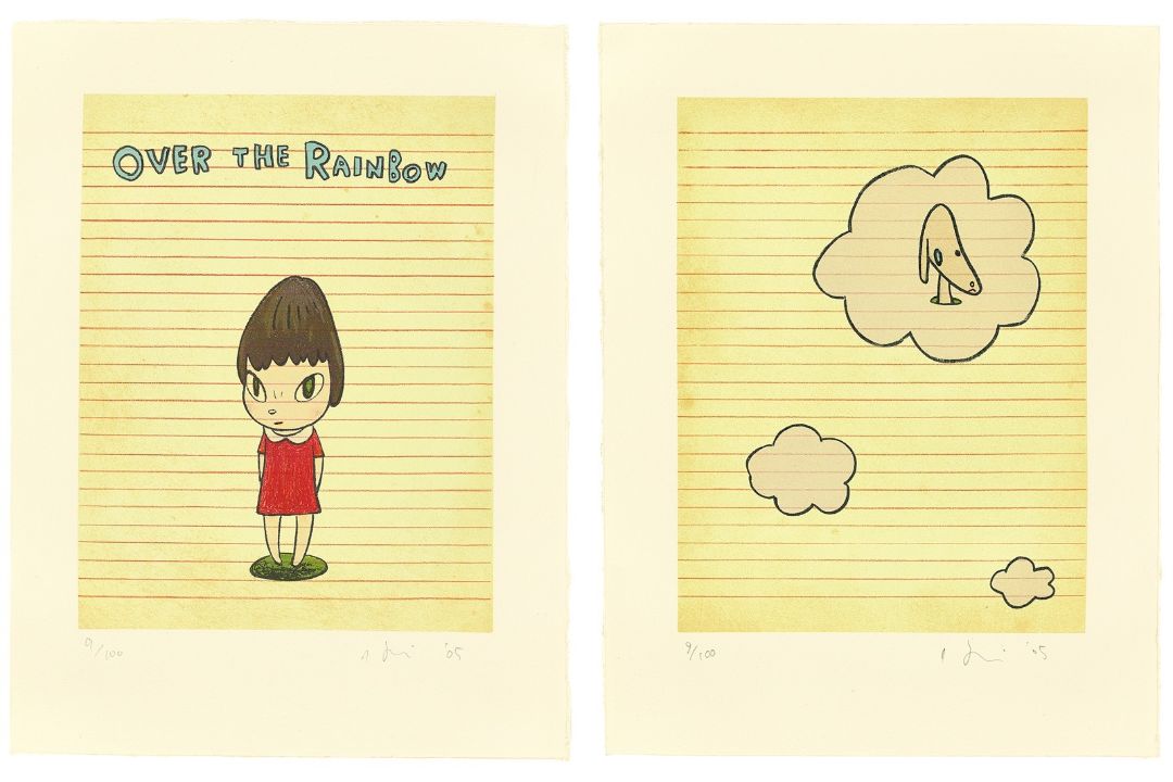 Yoshitomo Nara. „Over the Rainbow“. 2005 - Bild 1 aus 3