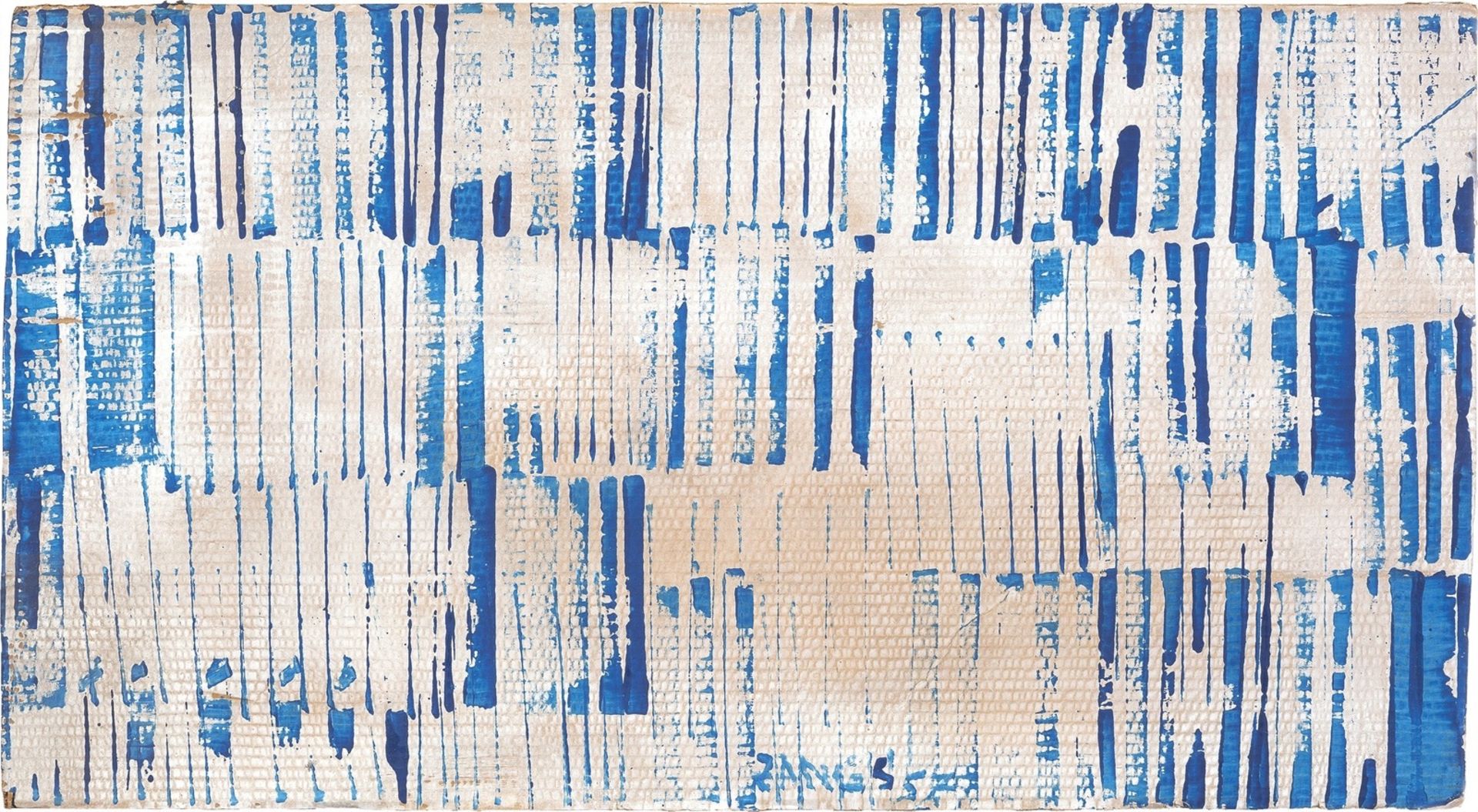 Herbert Zangs. Ohne Titel, aus der Serie „Scheibenwischer“. 1957/frühe 1980er Jahre