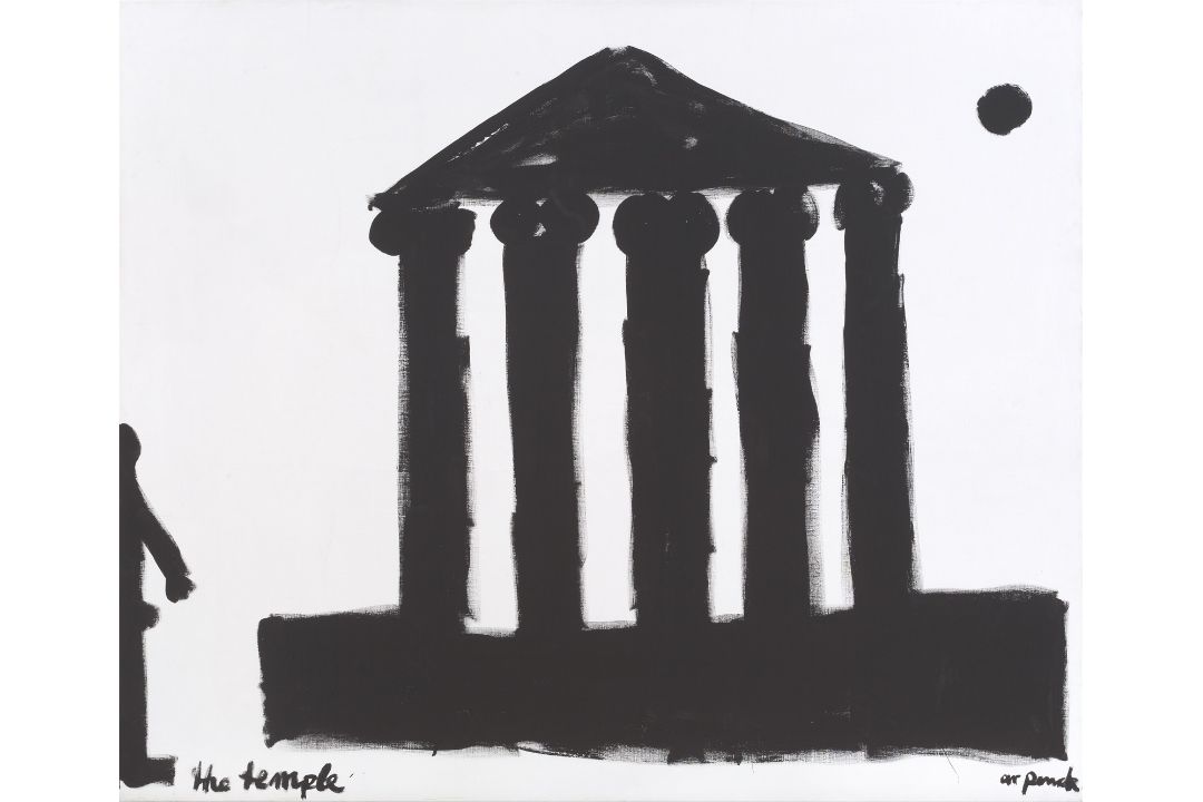 A.R. Penck. „the temple“. 1986