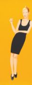 Alex Katz. ”Black Dress 3 (Oona)”. 2015