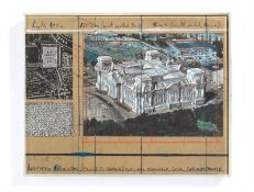 Christo. ”WRAPPED REICHSTAG (Project for Berlin)”. 1995